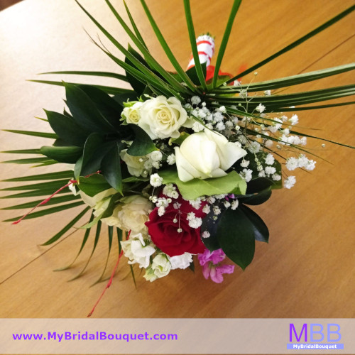 Orange Blossom Bridesmaid Bouquet