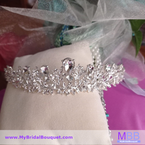 Crystal Tiara Set